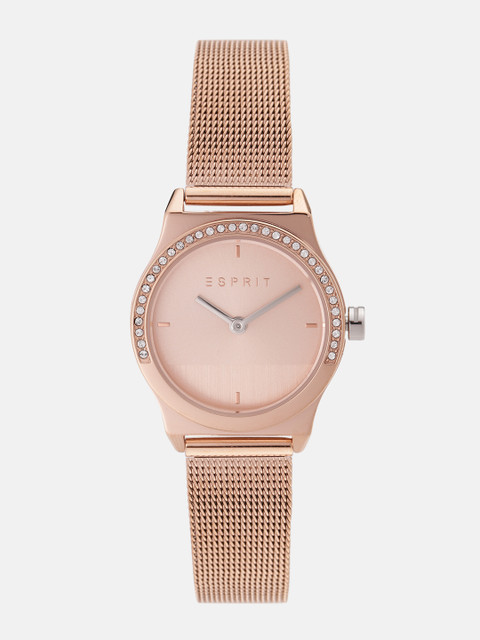 

ESPRIT Women Rose Gold-Toned Analogue Watch ES1L091M0065