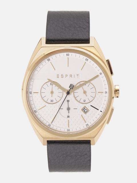 

ESPRIT Men Off-White Chronograph Watch ES1G062L0025