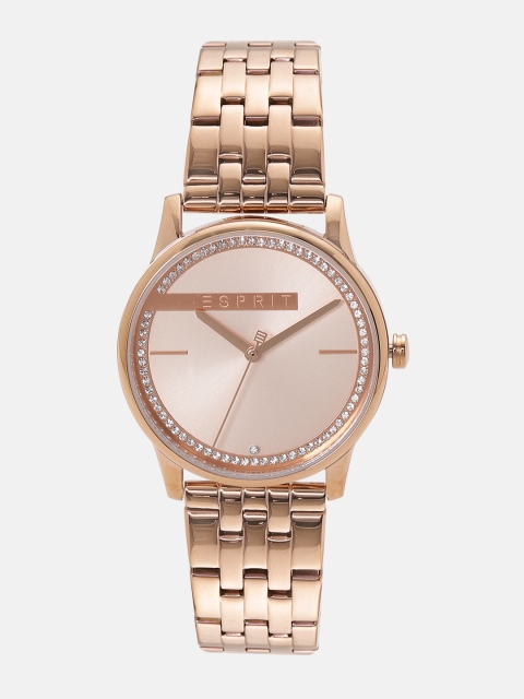 

ESPRIT Women Rose Gold-Toned Analogue Watch ES1L082M0055