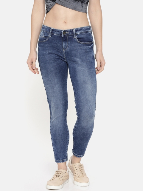 

Jealous 21 Women Blue Hottie Ankle Slim Fit Mid-Rise Clean Look Stretchable Jeans