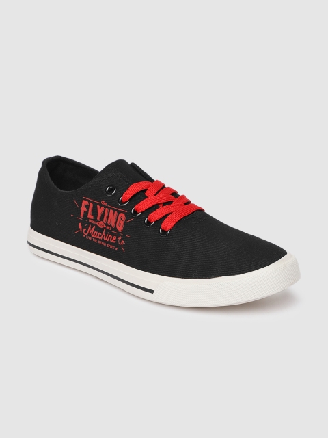 

Flying Machine Men Black Sneakers