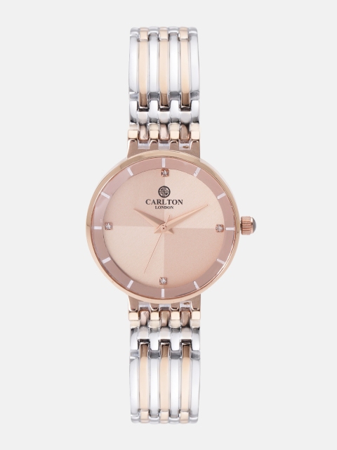 

Carlton London Women Rose Gold-Toned Analogue Watch CL001RROS