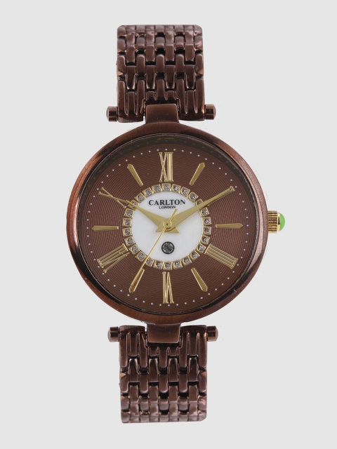 

Carlton London Women Brown Analogue Watch CL010BBRB