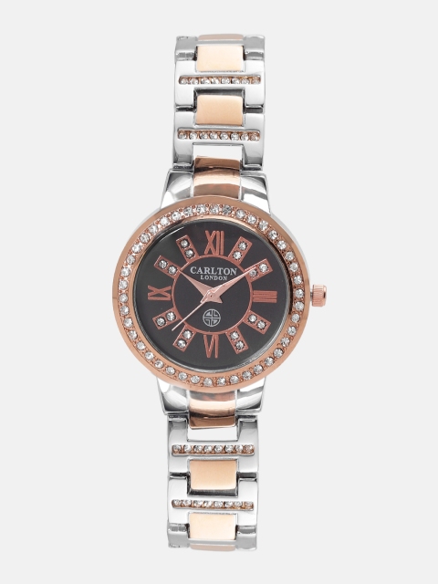 Women Black Analogue Watch CL012RBLR