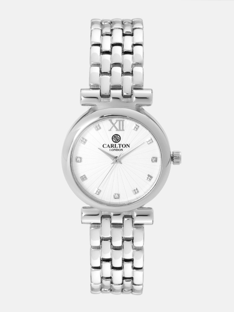 

Carlton London Women White Analogue Watch CL006SSIS