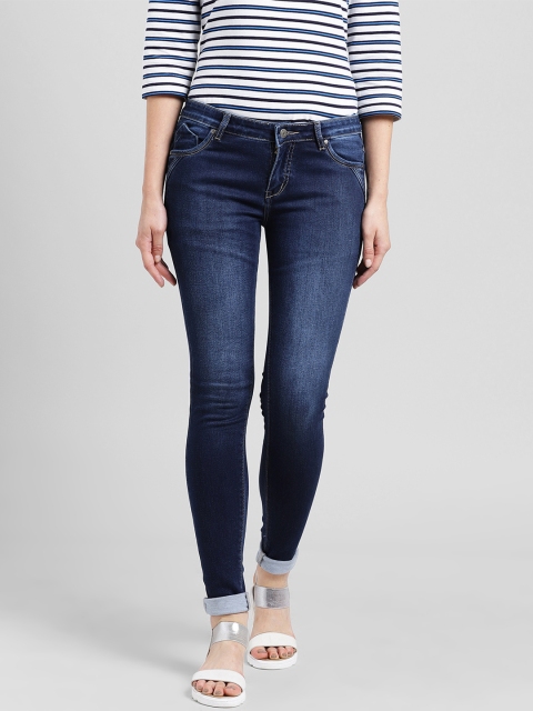

Devis Women Blue Skinny Fit Mid-Rise Clean Look Stretchable Jeans