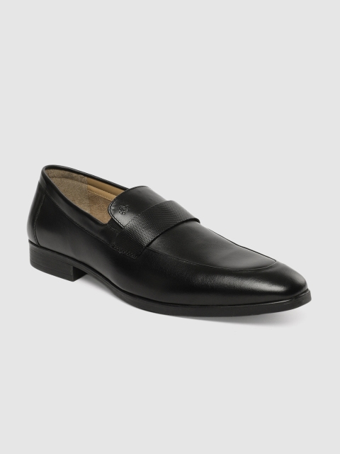 

Arrow Men Black Formal Leather Loafers