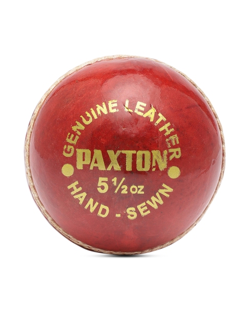 

AVM Unisex Red Paxton Leather Cricket Ball