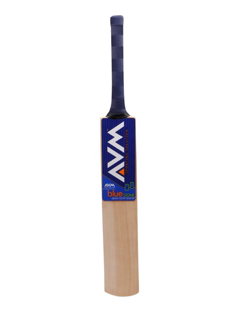 

AVM Unisex Beige & Blue Printed Blue Stone Cricket Bat