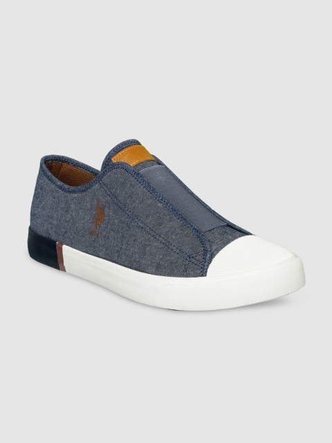 

U.S. Polo Assn. Men Navy Blue CORINTO Slip-On Sneakers