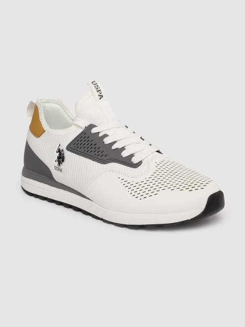 

U.S. Polo Assn. Men Off-White CALDAS Sneakers