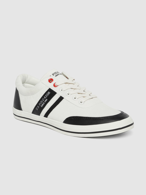 

U.S. Polo Assn. Men Off-White Sneakers