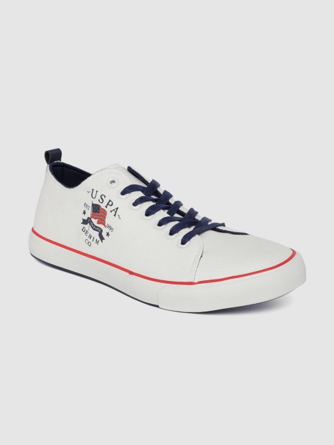 

U.S. Polo Assn. Men Off-White Sneakers