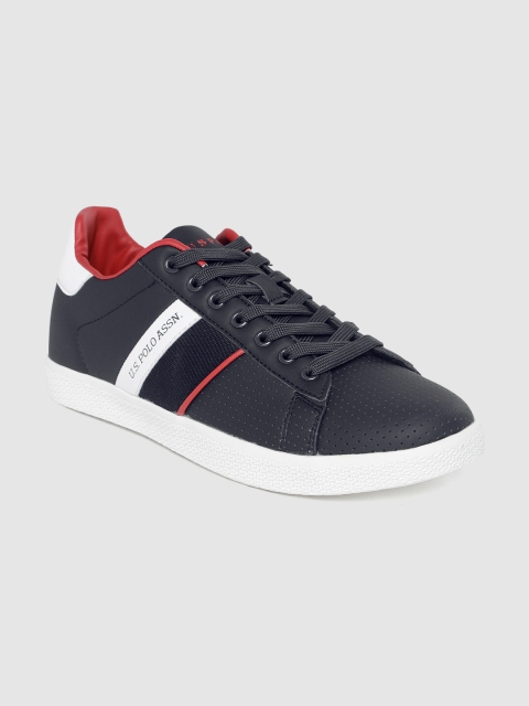 

U.S. Polo Assn. Men Navy Blue Perforated Sneakers