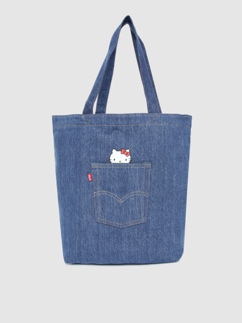 

Levis Women Blue HELLO KITTY Tote Bag