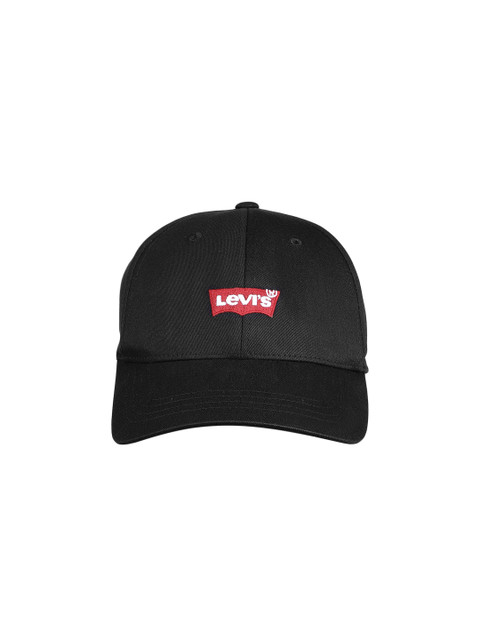

Levis Unisex Black Solid Baseball Cap