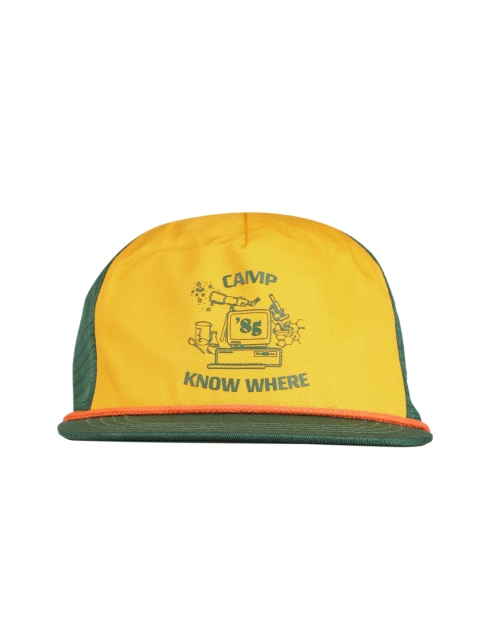 

Levis Unisex Green & Yellow Colourblocked Snapback Cap