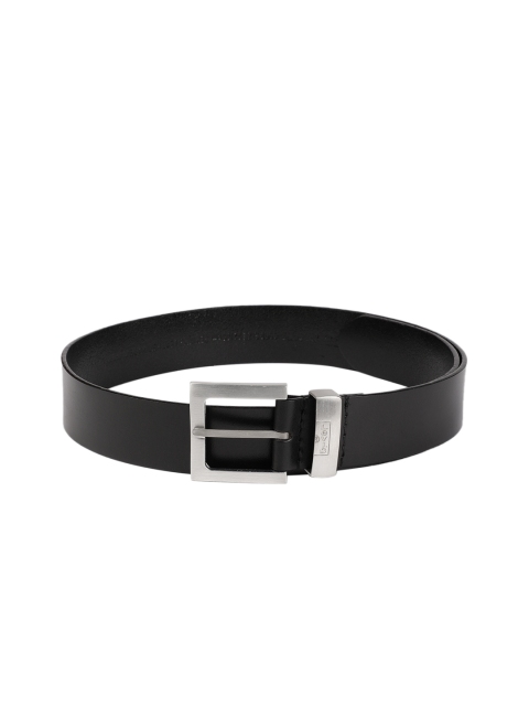 

Levis Men Black Solid Leather Belt