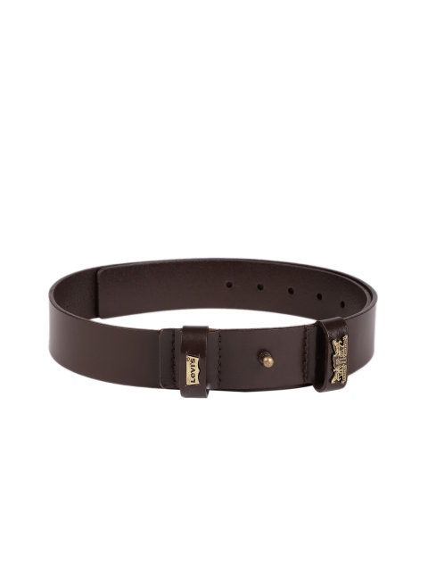 

Levis Men Brown Solid Leather Belt