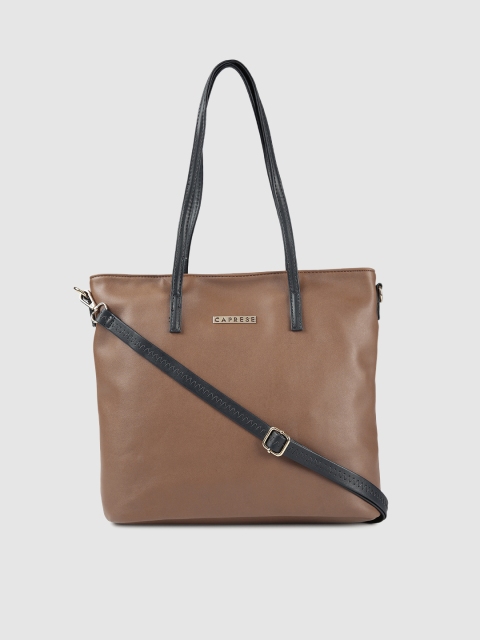 

Caprese Brown Solid Shoulder Bag