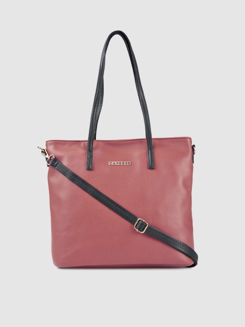 

Caprese Pink Solid Shoulder Bag