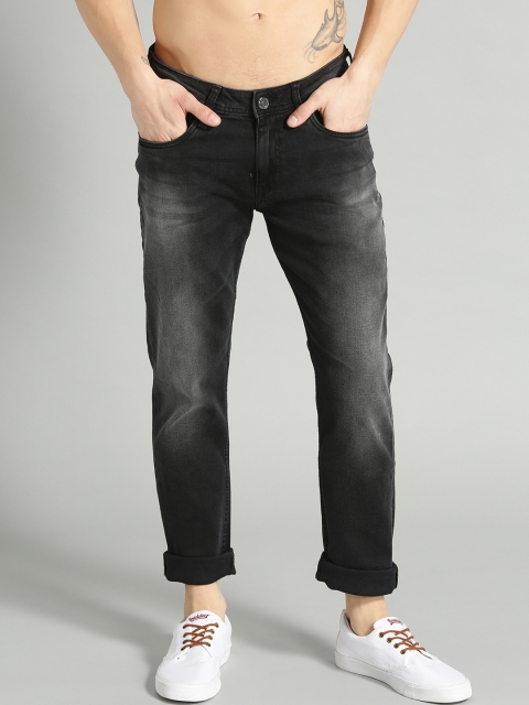 

Roadster Men Charcoal Grey Skinny Fit Mid-Rise Clean Look Stretchable Jeans