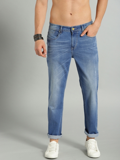 

Roadster Men Blue Slim Fit Low-Rise Low Distress Stretchable Jeans