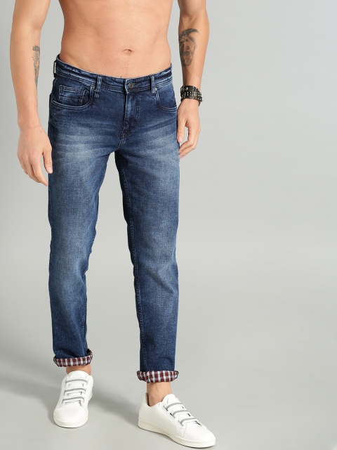 

Roadster Men Blue Slim Tapered Fit Mid-Rise Clean Look Stretchable Jeans
