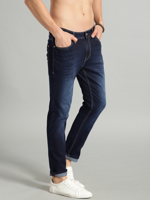 

Roadster Men Blue Skinny Fit Mid-Rise Clean Look Stretchable Jeans