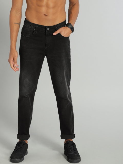 

Roadster Men Black Slim Tapered Fit Mid-Rise Clean Look Stretchable Jeans