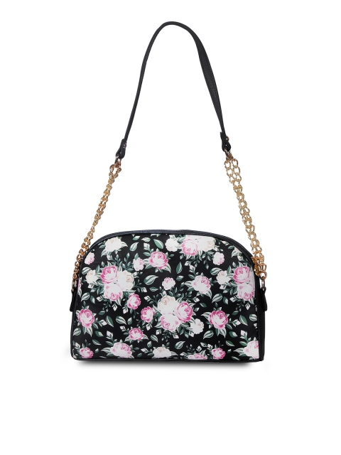 

OsaiZ Black Printed Sling Bag