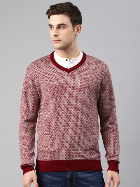 peter-england-men-maroon-white-self-design-sweater