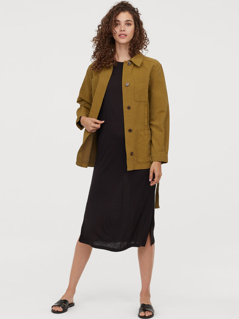 

H&M Women Black Sleeveless Jersey Dress