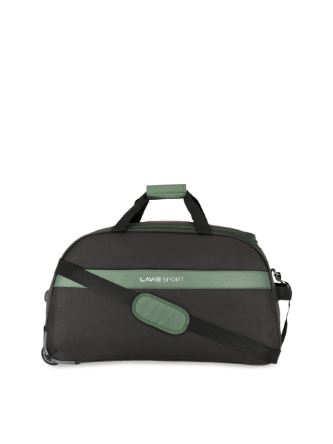 

Lavie Sport Unisex Black Solid Medium Duffel Bag
