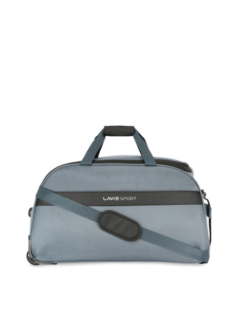 

Lavie Sport Unisex Grey Solid Medium Duffel Bag