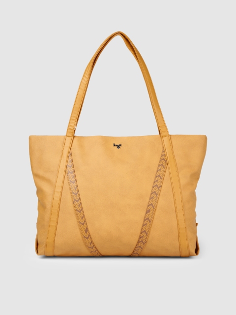 

Baggit Mustard Yellow Solid Shoulder Bag