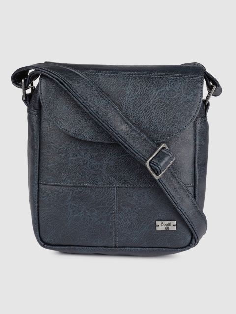 

Baggit Men Navy Blue Solid Messenger Bag