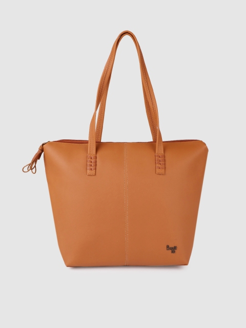 

Baggit Tan Brown Solid Shoulder Bag
