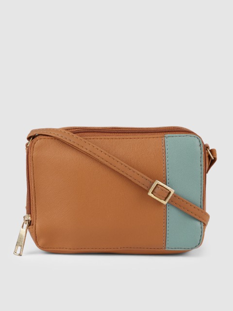 

Baggit Brown Solid Sling Bag
