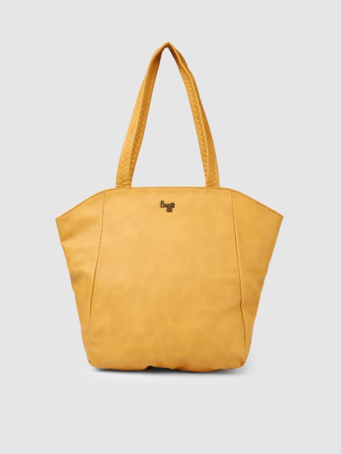 

Baggit Yellow Solid Shoulder Bag