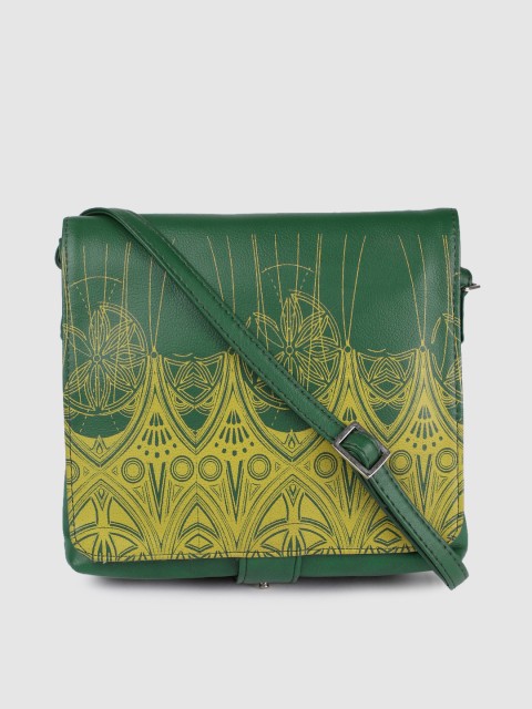 

Baggit Green Printed Sling Bag