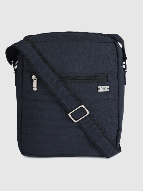

Baggit Men Navy Blue Solid Messenger Bag