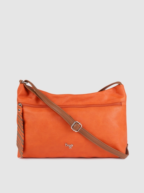 

Baggit Orange Solid Sling Bag