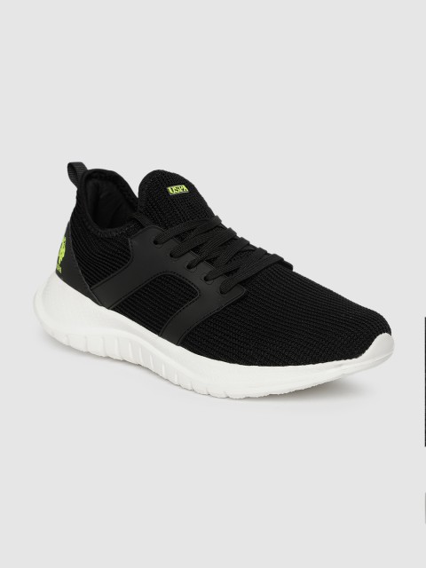 

U.S. Polo Assn. Men Black Walking Shoes