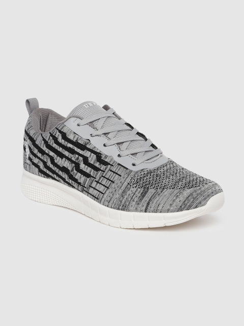 

U.S. Polo Assn. Men Grey Textile Walking Shoes