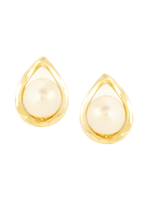 

E2O Gold-Toned Contemporary Drop Earrings