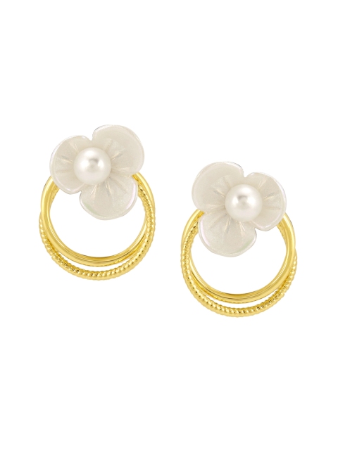 

E2O Gold-Toned Floral Drop Earrings
