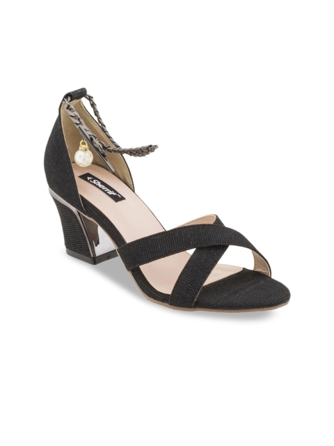 

Sherrif Shoes Women Black Solid Heels