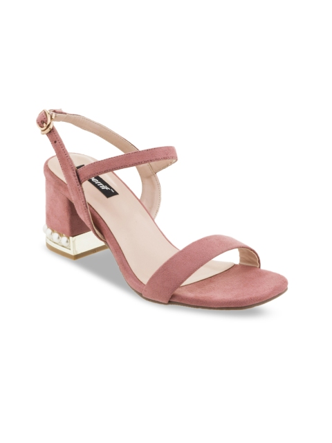 

Sherrif Shoes Women Pink Solid Sandals