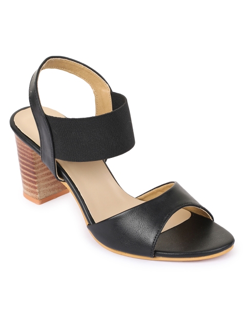 

Bruno Manetti Women Black Solid Heels